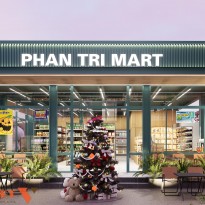 Thiết kế siêu thị 120m² Phan Trí Mart tại Đà Nẵng 